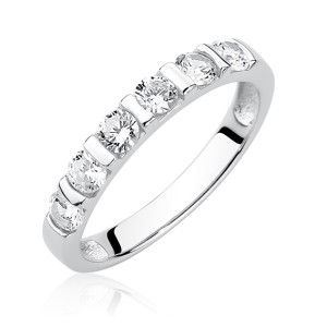 Inel argint cu pietre DiAmanti Z1576A-DIA (Argint 925‰ 2,5 g.)